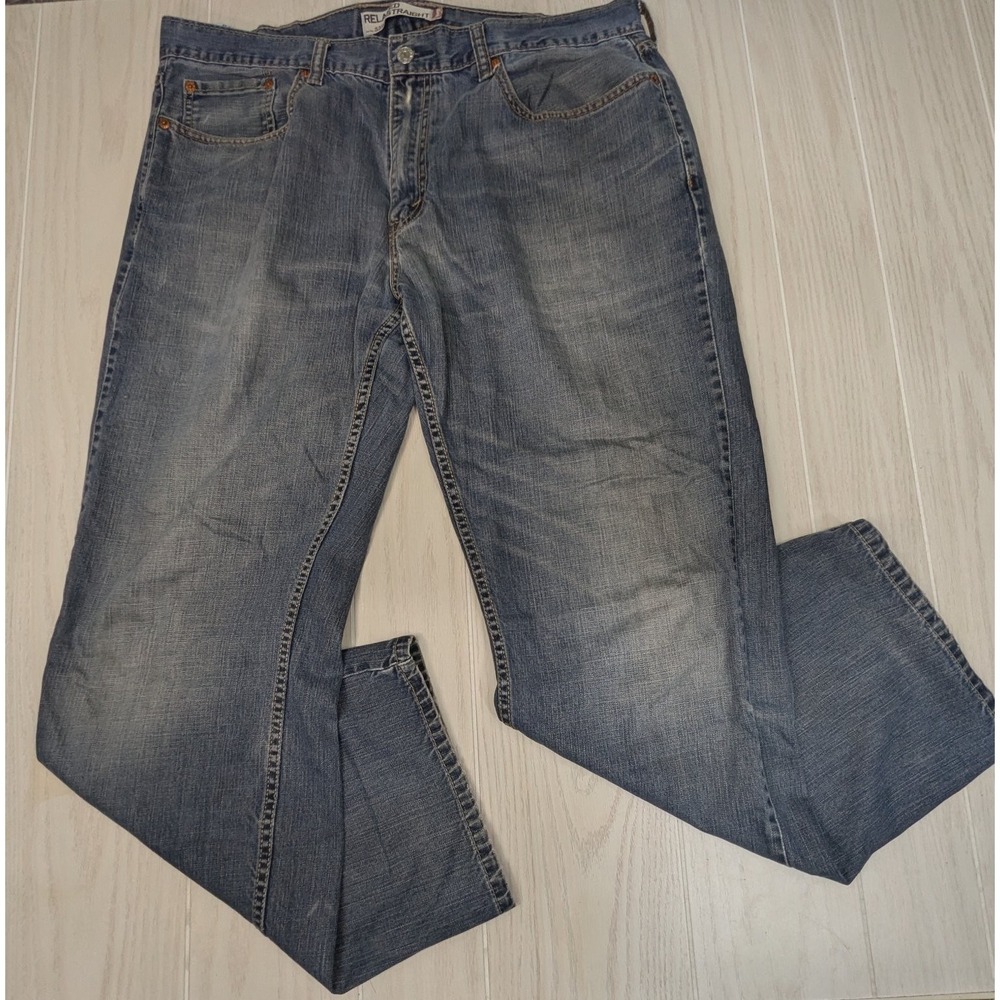 Levi's 559 Relaxed Straight Men's Blue Denim Jeans 38x32 Cotton actual‎ 38x31
